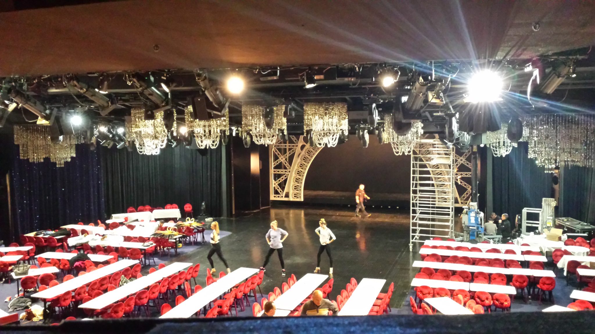 LIDO de Paris - chantier réalisé en collaboration avec Jean GOTLIBOWICZ, un grand homme